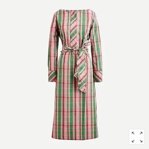 J. Crew cotton shirt dress with belt